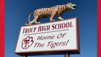 Troup High School Sign
