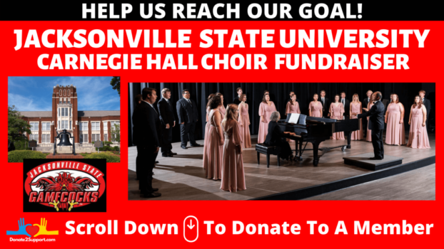 Jacksonville State University A Capella Choir Carnegie Hall Trip Fundraiser Scroll Down To Donate To A Member (1)