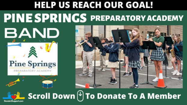 Pine Springs Preparatory Academy Band Scroll Down To Donate To A Band Member